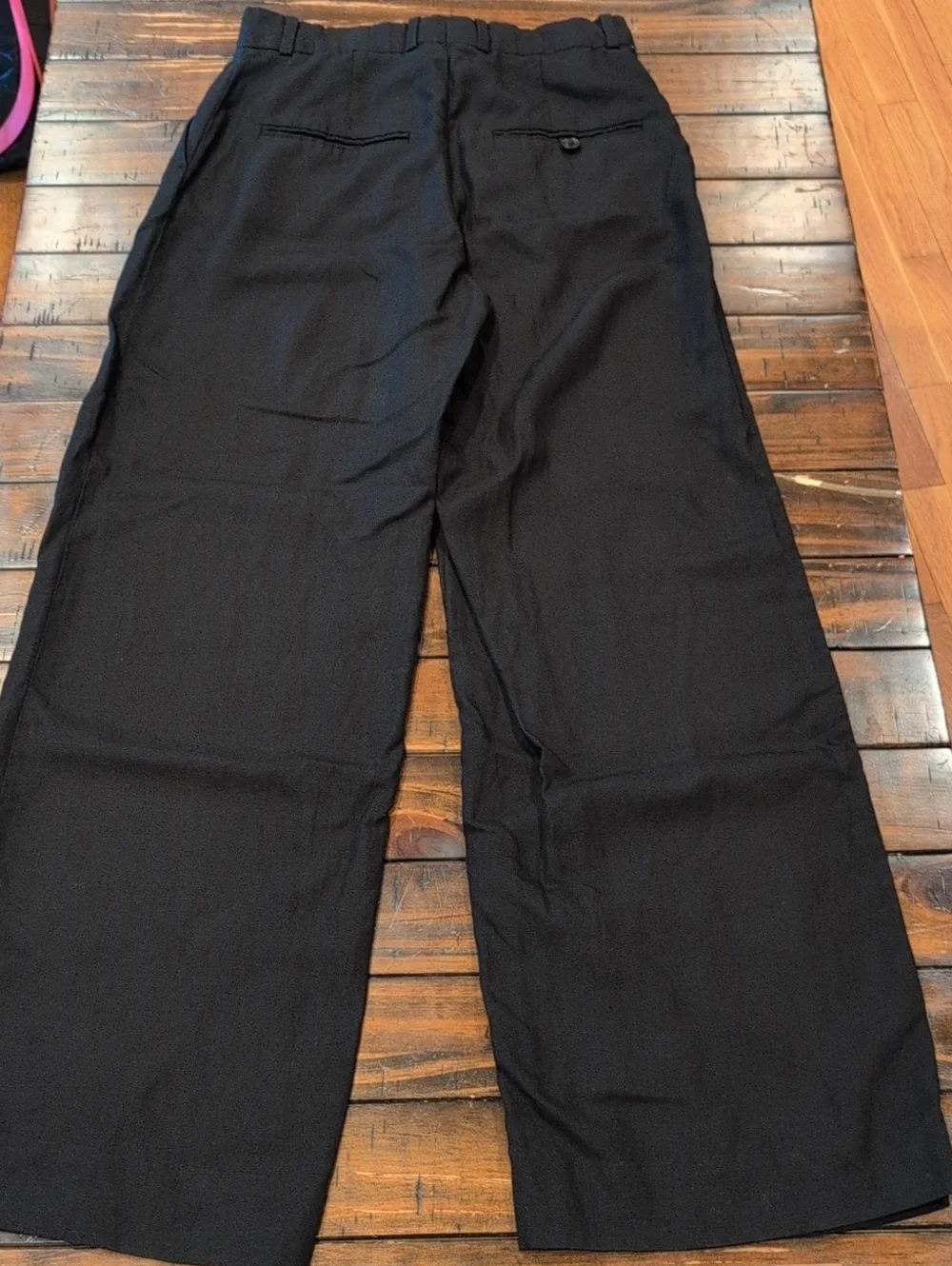 COS Linen Blend Wide Leg Trouser Pants Size 36
